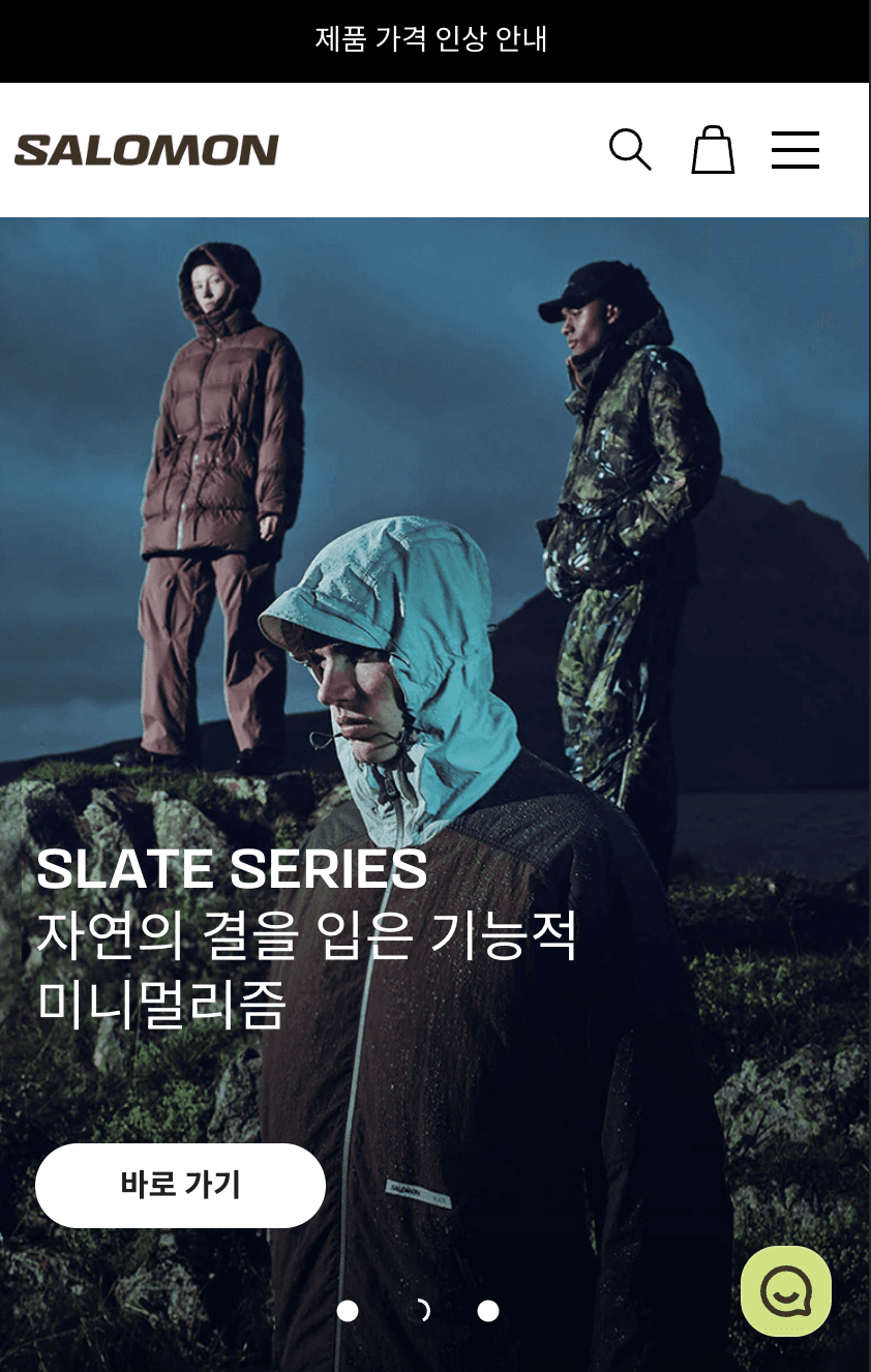 Salomon (Shopify Store - South Korea)
